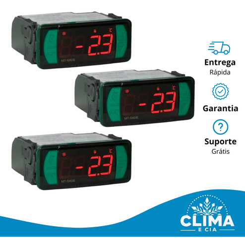 3 Controlador Temperatura Timer Full Gauge Mt516 E/13