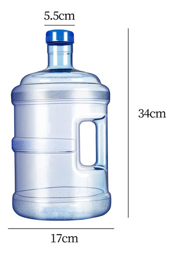 Botella De Agua De Gran Capacidad De 5 L Con Asa Jarra De