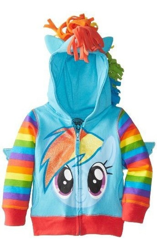 My Little Pony - Sudadera Con Capucha Y Cremallera Para Niña