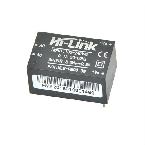 Fuente De Poder Entrega 3,3v/0.9a Desde 220vac Proyectos Diy