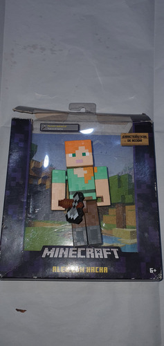 Figura Minecraft Alex Con Hacha Mattel (Usado)
