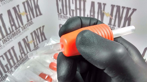 Imagen 2 de 5 de 20 Agujas + 20 Punteras Nyn 25mm Grip Tattoo Tatuaje Tatuar