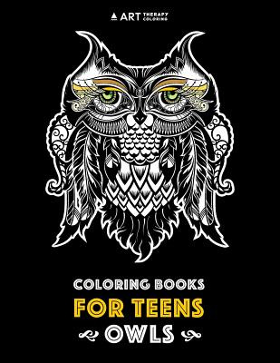 Libro Coloring Books For Teens: Owls: Advanced Coloring P...