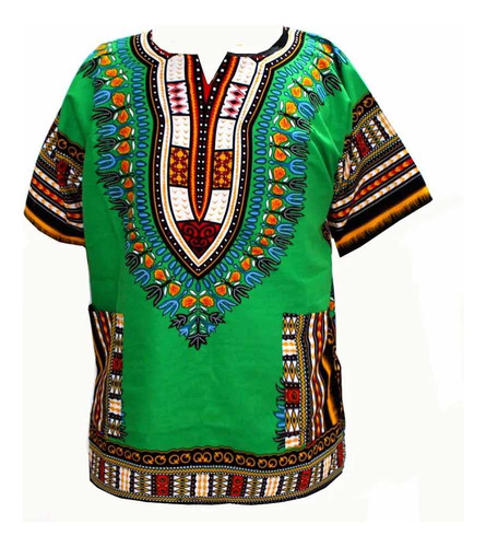 Camisa Africana Dashiki Santeria Talla L Religion Yoruba