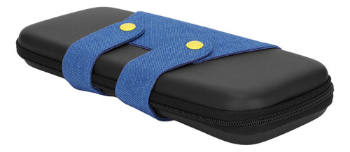 Funda De Juego Azul Con Doble Cremallera, Con Carcasa Rígida