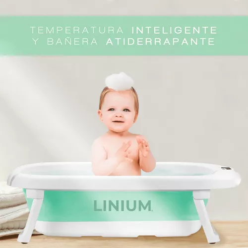 Bañera para Bebés para Recién Nacidos, Bañera Plegable Inteligente