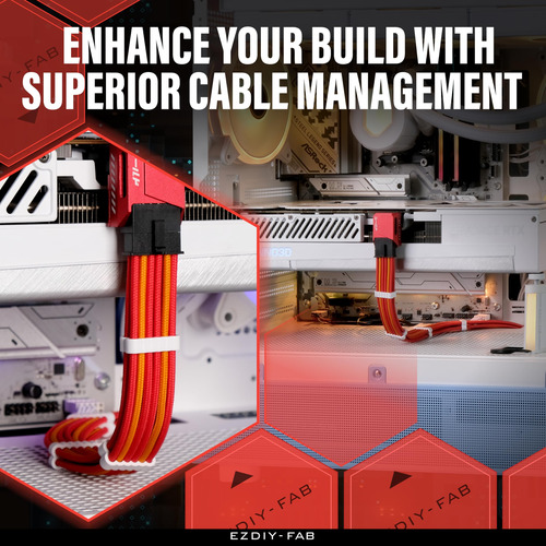Cable De Extension Con Funda Pcie 5.0 16 Pines (12+4)