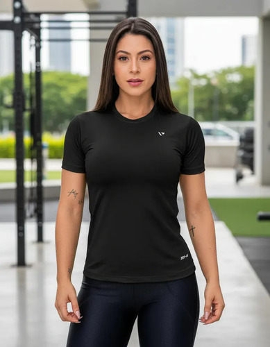Camisas Térmica Feminina Voker Proteção Uv Dry Fit Academia