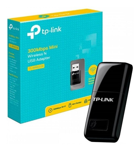Imagen 1 de 1 de Adaptador De Red Usb Tp-link Tl-wn823n Inalambrico 300mbps