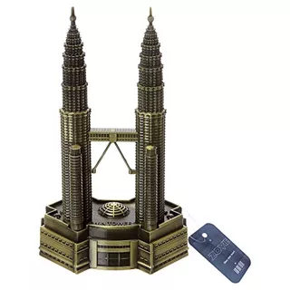 Estatua De Torres Gemelas Petronas Decoración De Escri...
