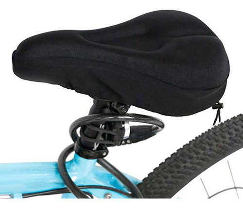 Cojín De Silicona Más Ancho Para Bicicleta, Almohadilla Blan