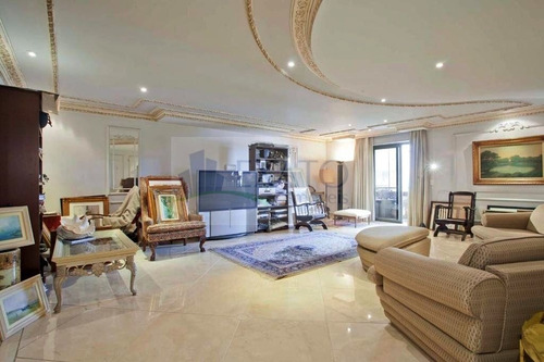 Imagem 8 de 15 de Excelente Apartamento Com 500m², No Melhor De Higienópolis, Localização Privilegiada. - Em11733