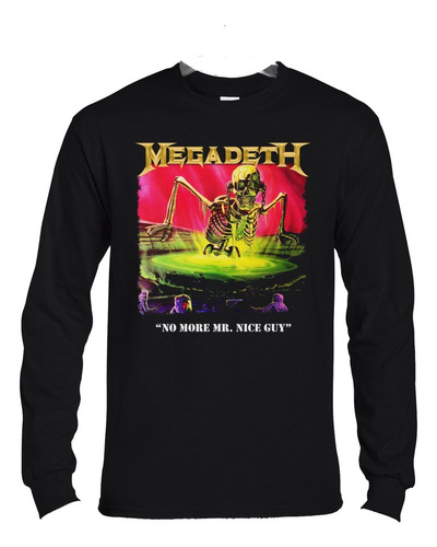 Polera Ml Megadeth No More Mr Nice Guy Metal Abominatron