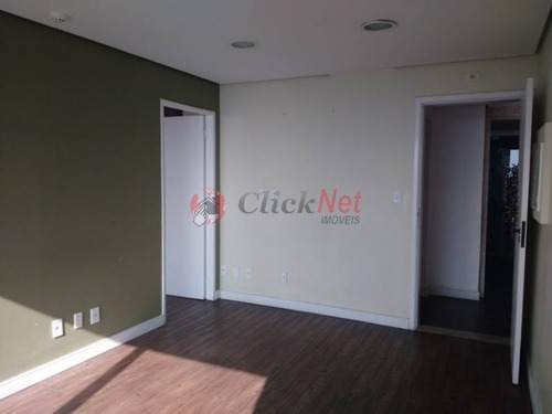 Imagem 18 de 30 de Sala Comercial Em Condomínio Com 146,50 M2 De Área Útil, 4 Wc´s, 4 Vagas No Bairro Paraíso, Santo André. - 3947