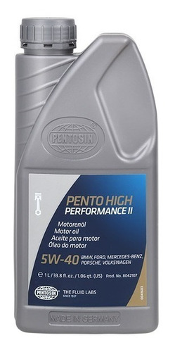 Aceite Motor Pentosin 5w40 100% Sintétic 1l Bmw Audi Mercede