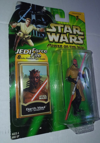 Star Wars Power Of The Jedi Darth Maul Sith Apprentice Hasbr (Usado)