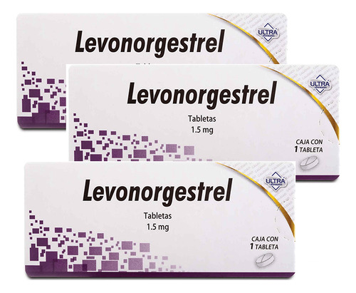 Levonorgestrel Ultra 1.5 Mg Tab Caj C/1, Son 3 Cajas
