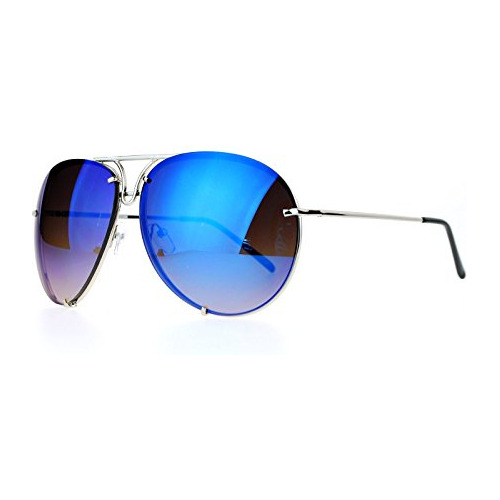 Juicyorange Oversize Round Aviator Sunglasses Metal W64we