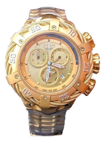 Reloj Invicta Thunderbolt Gold Original Nuevo En Caja 