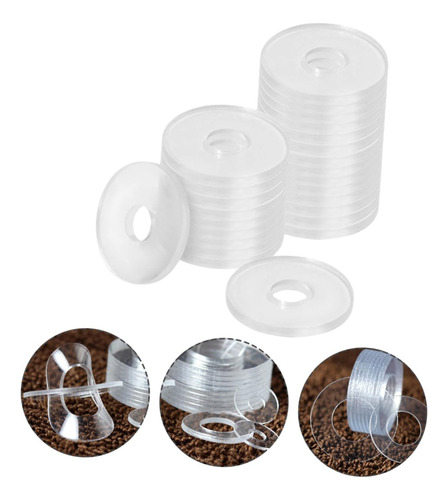 Iwowhero 500pcs Transparent Soft Gasket Washers Faucet