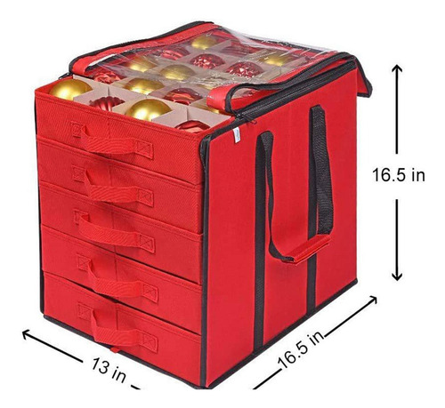 Caja Organizadora De Cajones Con Adornos De Bolas