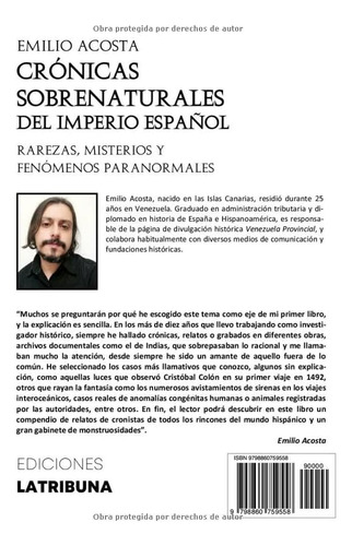 Libro: Crónicas Sobrenaturales Del Imperio Español