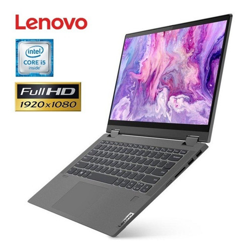 Portátil Lenovo Flex 14 Fhd 1080p Core I5 16gb 250ssd W10