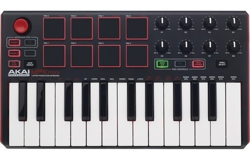 Akai Mpk Mini Mkii Teclado Controlador Midi  1 Ano Garantia