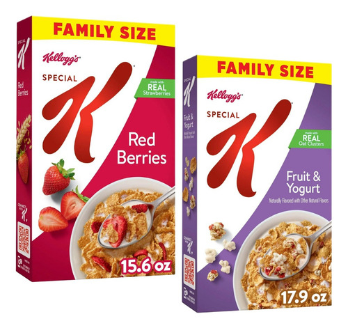 Kellogg's Special K Cereal Americano 2 Sabores Family Size