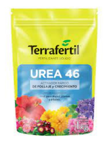 Fertilizante Urea 1kg Terrafertil Crecimiento Plantas Cesped
