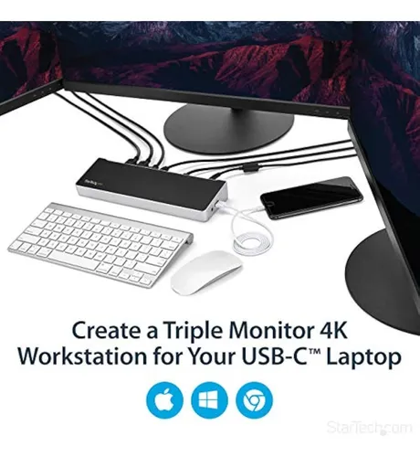Startech.com Base Usb-c 4k, Estación De