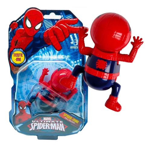Imagem 1 de 8 de Boneco Homem Aranha Spider Man Deslizante Na Parede Candide