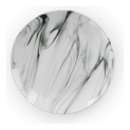 Juego De Platos De Vajilla Elama Fine Round Gloss, 16 Piezas