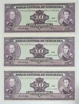 Comprar Tres Billetes Antiguos Con Seriales Consecutivos