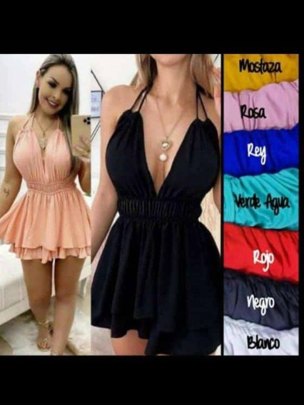 Vestido Corto Piel De Durazno Unicolor | MercadoLibre 📦 Vestido Corto Piel De Durazno Unicolor | MercadoLibre 📦