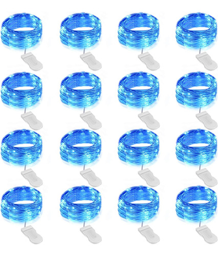Onforu 16 Pack Luces De Hadas Azules De Hadas Azules Que Fun