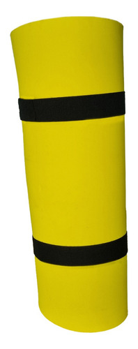 Flutuante Tapete Grande Borracha Eva Natacão +2 Espaguetes Cor Amarelo