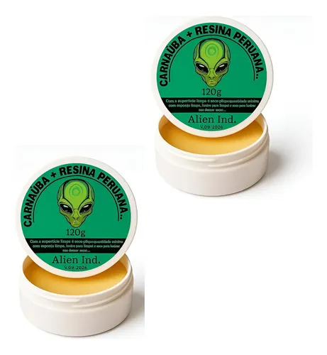2 Cera Espelhamento Cerâmico Tira Risco Queimadura Alien Ind