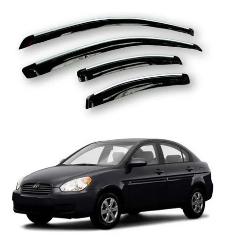 Bota Agua Compatible Hyundai New Accent 2008-12 Deflector 