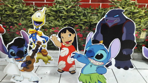 Lilo Y Stitch Figuras Decorativas Para Fiesta Y Eventos