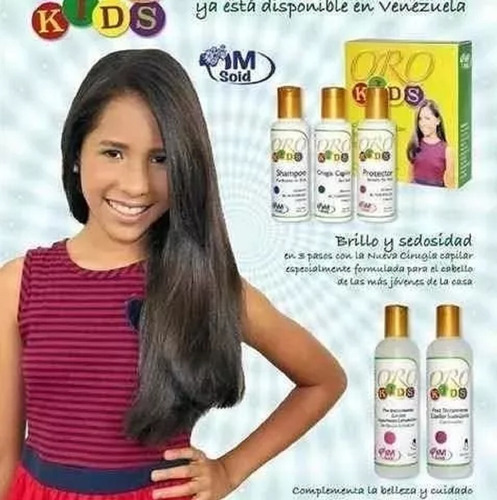 Cirugia Capilar Para Niñas Y Adolescentes Oro Kids 120 Ml