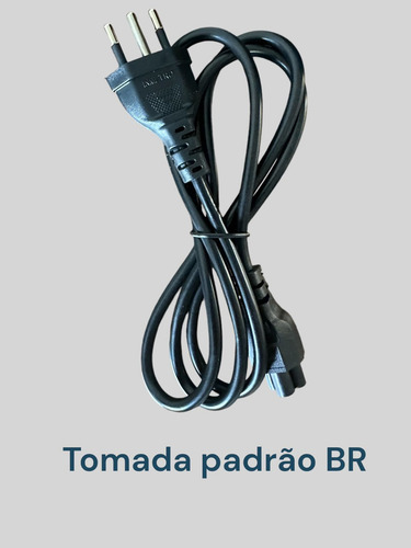 Carregador Fonte Adaptador Compativel Com Notebook Dell Cor Preto