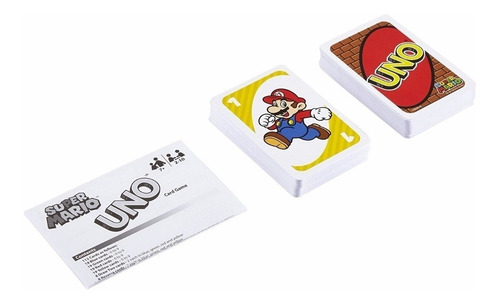 Uno Super Mario Bros Juego De Mesa Cartas Edición Especial