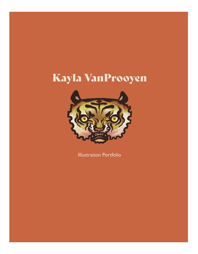 Libro: Kayla Vanprooyen: Portafolio De Ilustraciones