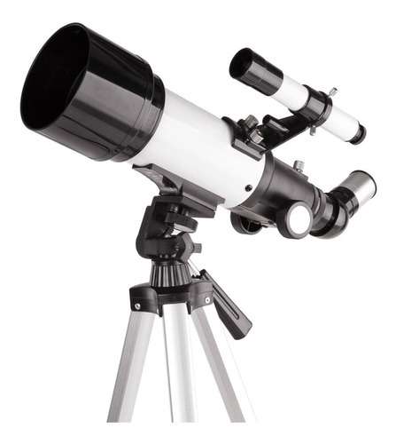 Telescopio Astronómico Profesional Portátil 16x A 120x Color Blanco