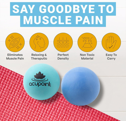 Juego De Bolas De Lacrosse Terapia De Masaje Físico: I...