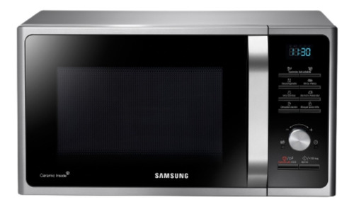 Microondas Samsung Mg28f3k3tas 28l Grill Int. Cerámico Plata