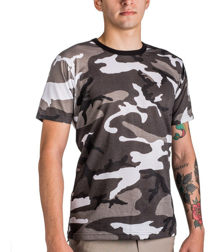 Remera Camuflada Urbano / Manga Corta