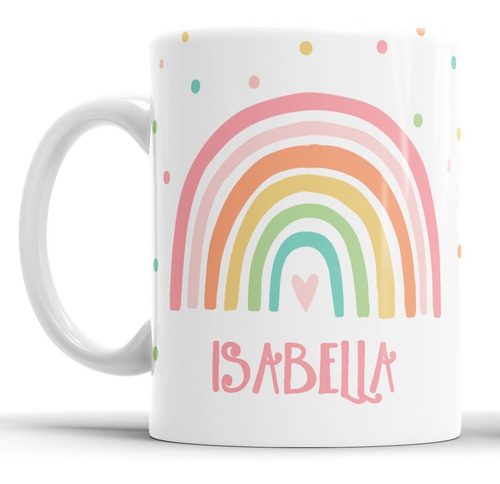 Taza De Cerámica Arcoiris Nordico