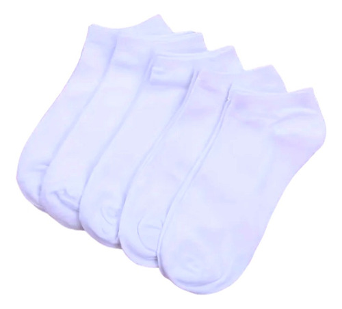 Pack De 6  Calcetines Cortos Blancos Unix